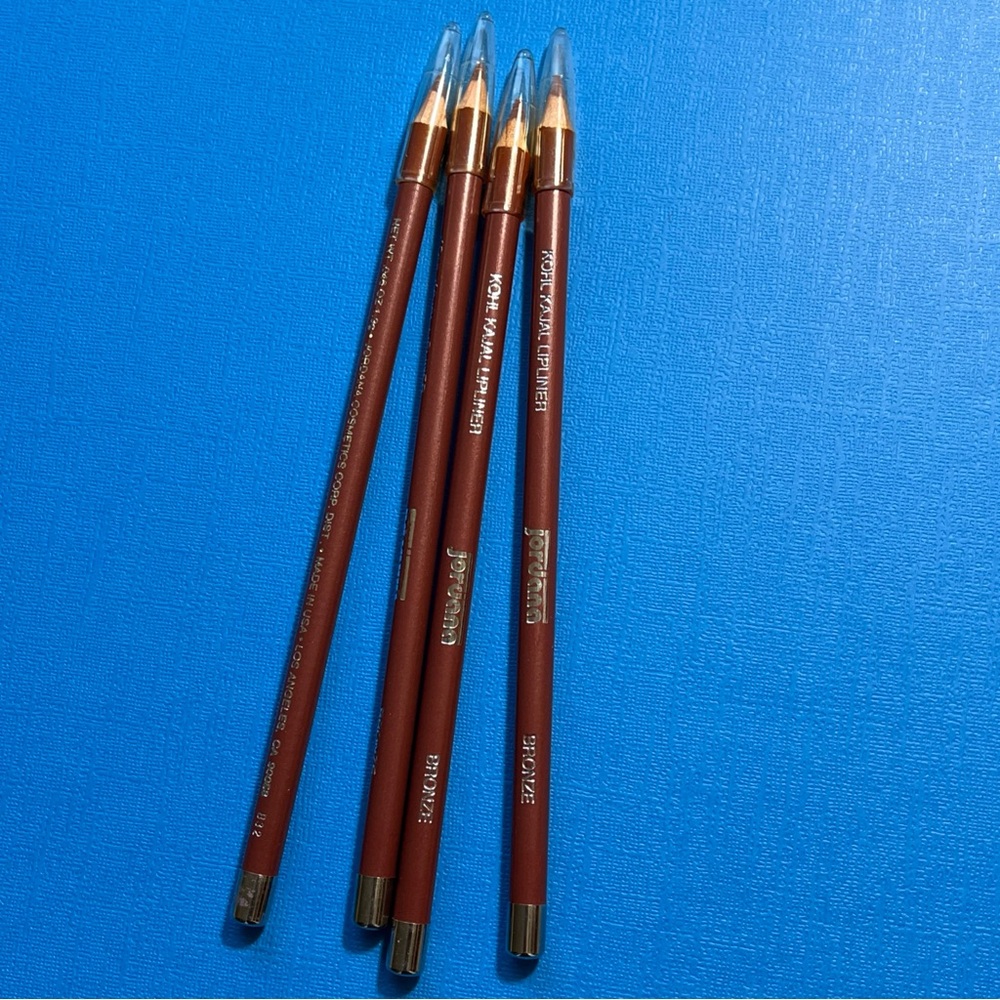 4x JORDANA Kohl Kajal Lipliner Pencil #Bronze (.046 oz)